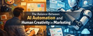 The Balance Between AI Automation and Human Creativity in Marketing